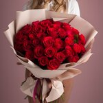 35 красных роз