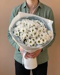 Букет из 11 Белых Хризантем